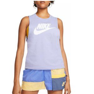 NWT Nike Women's Sportswear Sleeveless Muscle Tank Top Lavender Size Small